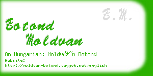 botond moldvan business card